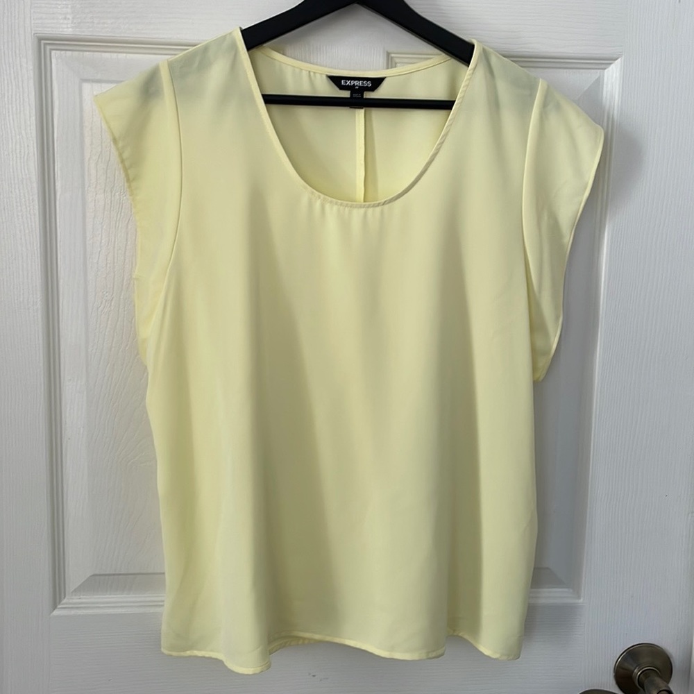 Express women’s Cap Sleeve Scoop Neck Top
